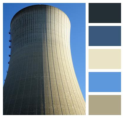 Cooling Tower Power Plant Nuclear Power Image